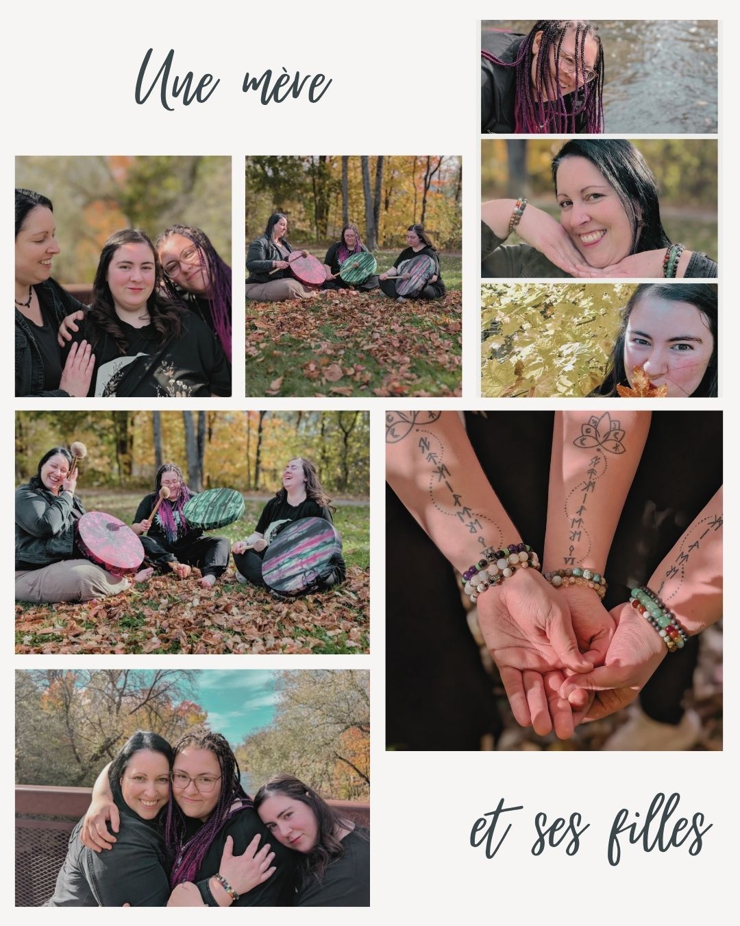 Une mère et ses filles — photo TRINITÉ